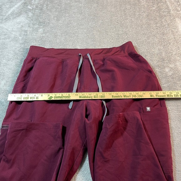 FIGS Yola Scrub Pants‎ Women's XXL Red HW Technical Collection Drawstring Nurse - Picture 6 of 14